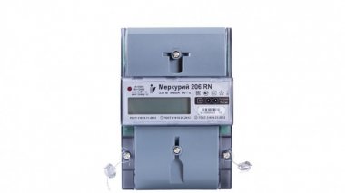 Фотография товара 'Меркурий Счетчик для многотарифного учета активной и реактивной электрической энергии оптопорт, RF (LoRa) 206 PNF04'