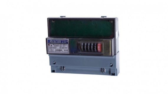 Фотография товара 'Меркурий Счетчик для учета активной электрической энергии в трехфазных трех- или четырехпроводных сетях 231 АМ-01Ш'